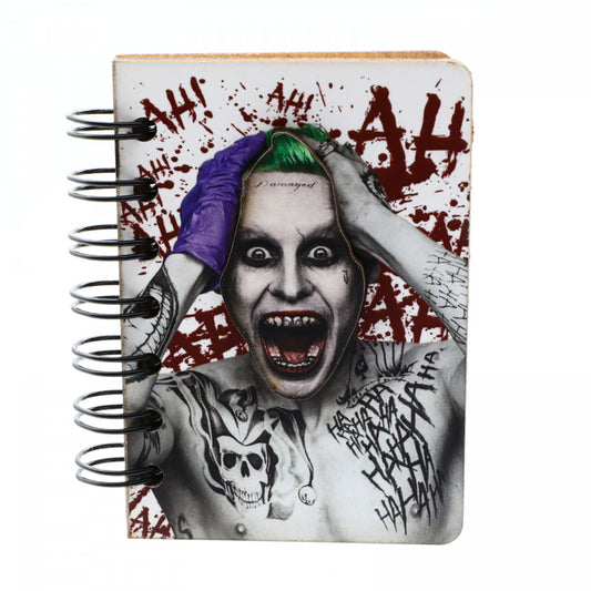 Agenda cu spirala, din lemn, Jocker, 10 x 7 cm