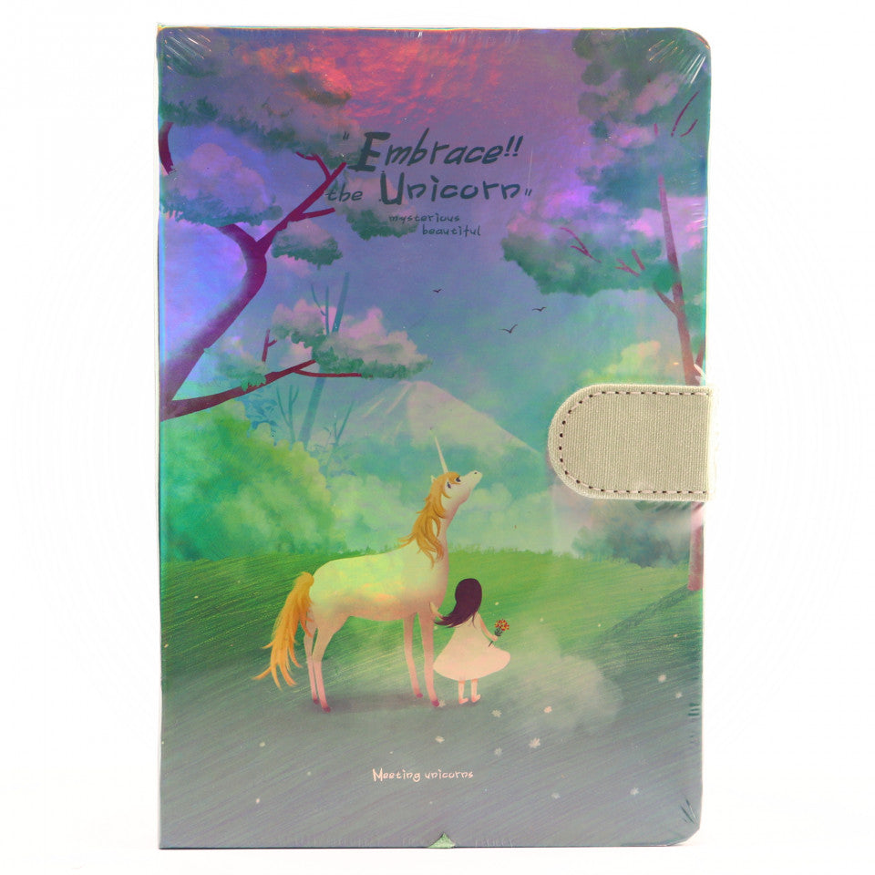 Agenda Embrace the Unicorn, 13 x 19 cm, 244 file, Verde