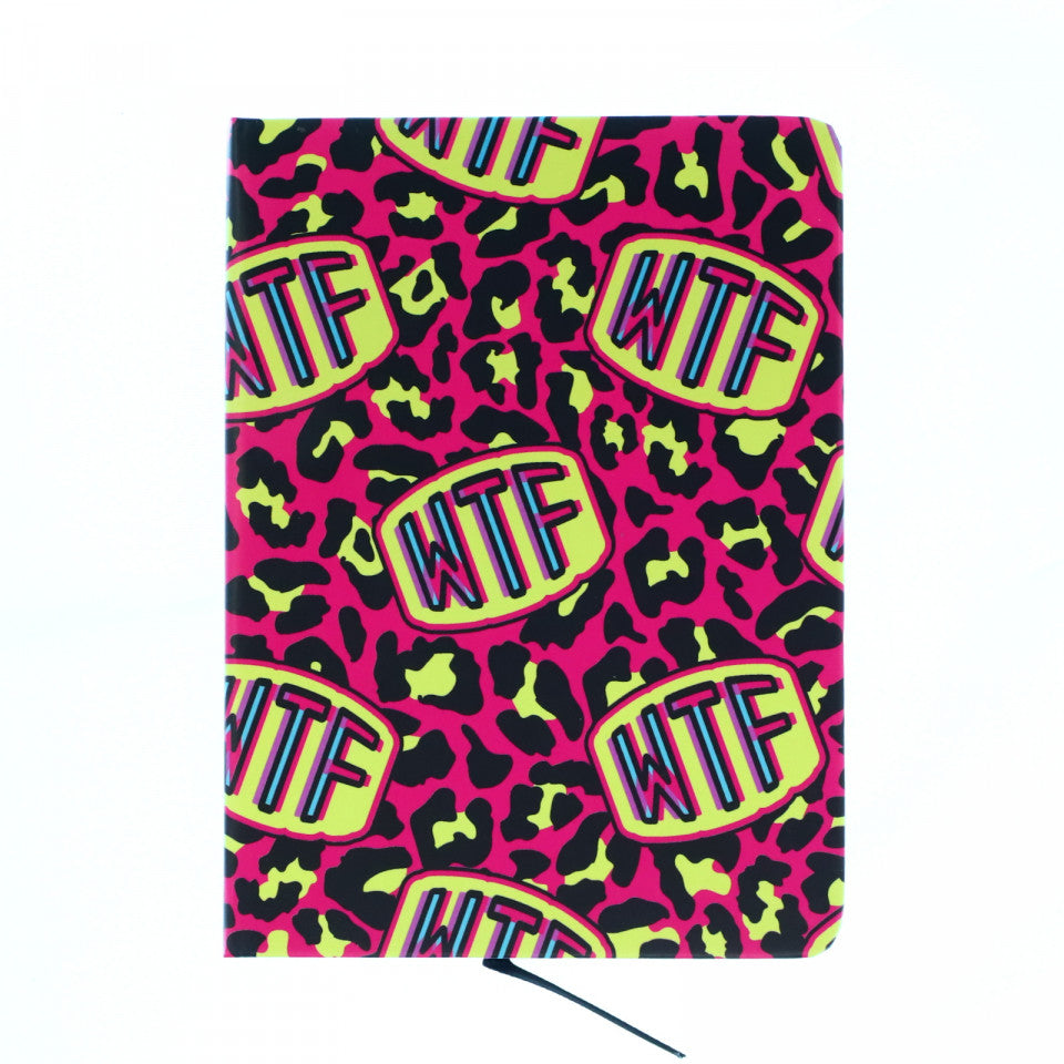 Agenda, nedatata, dictando, 96 pagini, imprimeu WTF, 10.5 x 14.5 cm, Multicolor