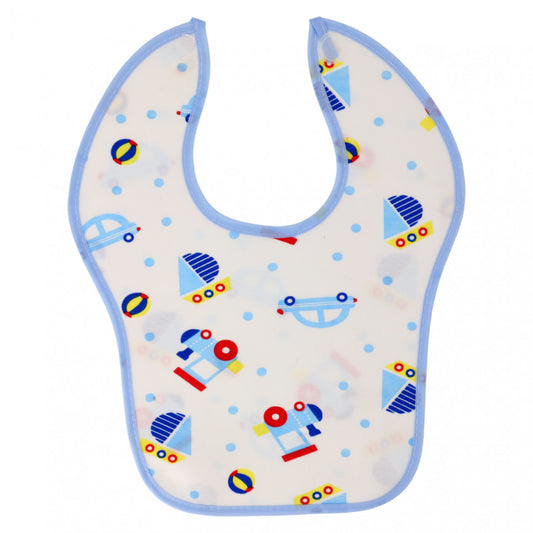 Baveta, Bumbac 100%, Masini, inchidere Velcro, NO1612, 25 x 33 cm, Multicolor