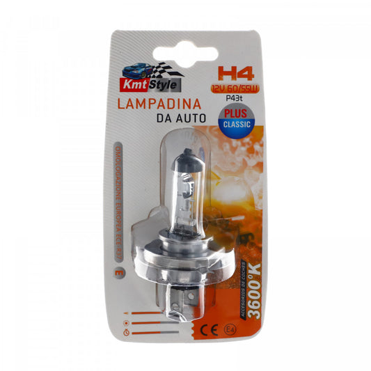 Bec auto cu halogen, 12V, 55 / 60 w, 3600k, H4