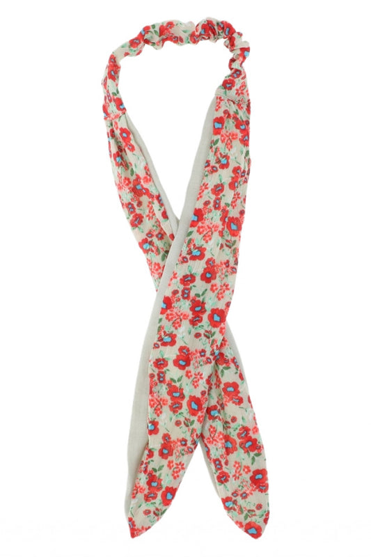 Bentita pentru par, imprimeu floral, NO6099, Multicolor