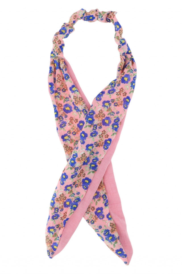 Bentita pentru par, imprimeu floral, NO6100, Multicolor