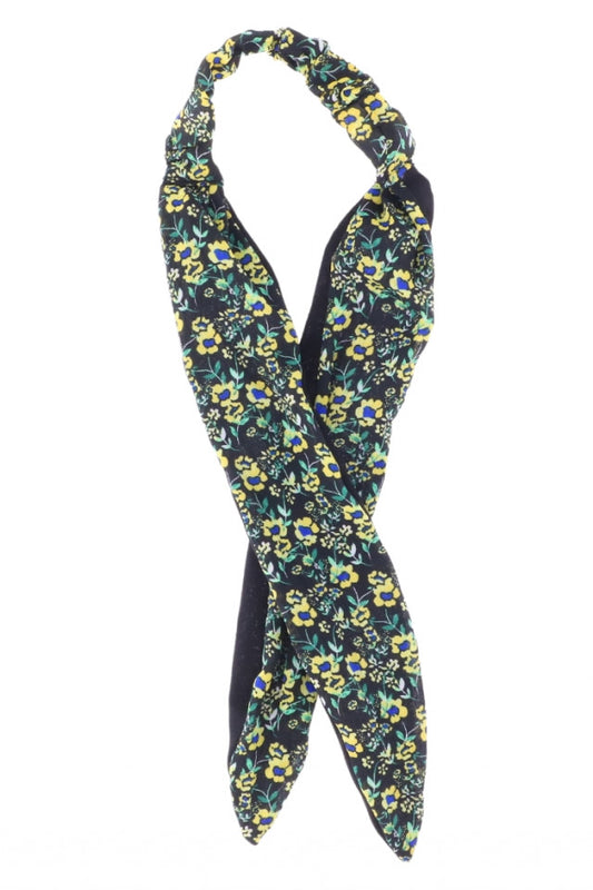 Bentita pentru par, imprimeu floral, NO6101, Multicolor