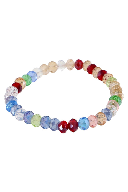 Bratara dama, din margele, NO599B, 8 cm, Multicolor