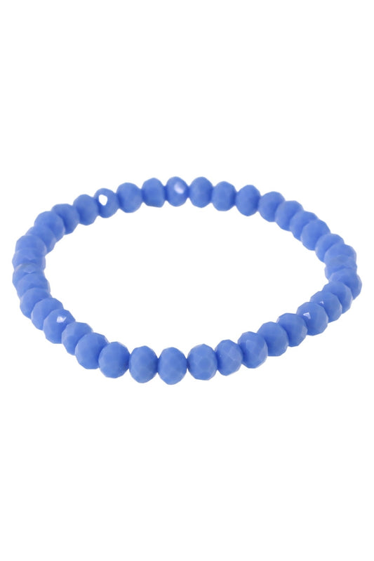 Bratara dama, din margele, NO600B, 8 cm, Bleu