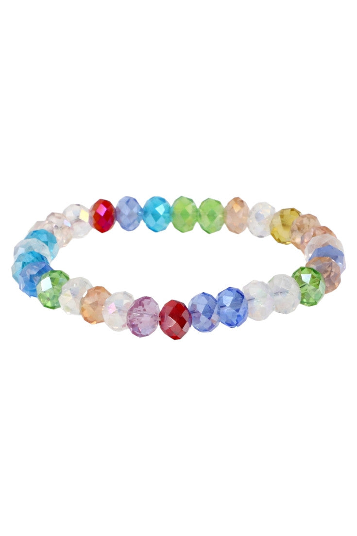 Bratara dama, din margele, NO624C, 8 cm, Multicolor