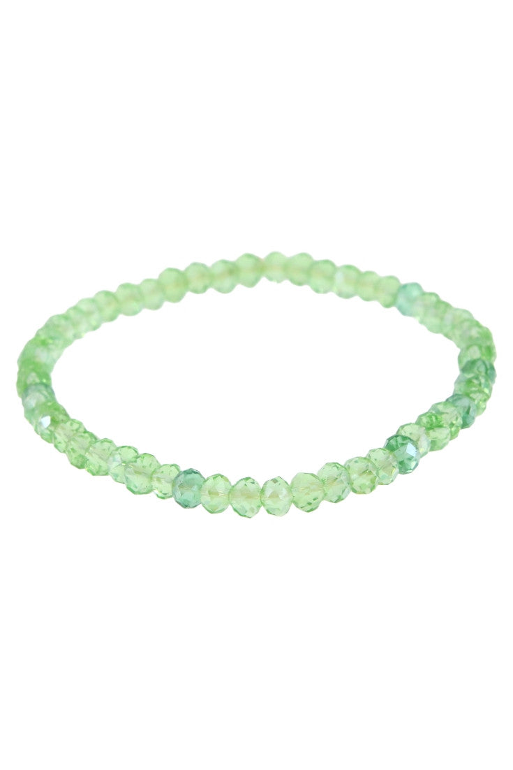 Bratara dama, din margele, NO643A, 8 cm, Verde
