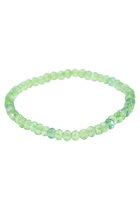 Bratara dama, din margele, NO643A, 8 cm, Verde