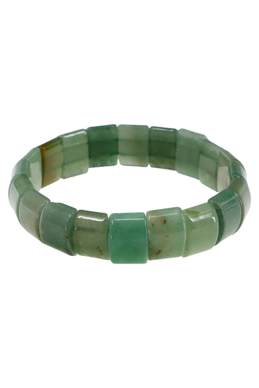 Bratara din piatra naturala, NO01, 1.5 cm, Verde