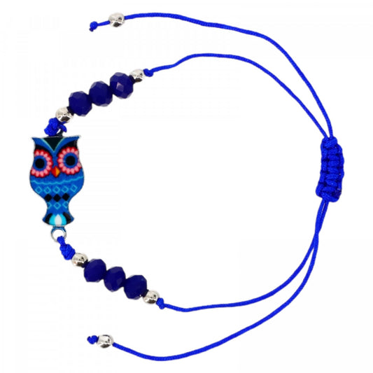 Bratara simbol bufnita, Reglabila, NO215, Multicolor