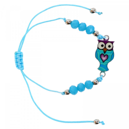 Bratara simbol bufnita, Reglabila, NO218, Multicolor