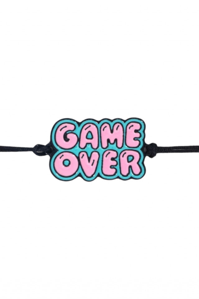 Bratara snur, Game Over, NO951, Dimensiune reglabila, Multicolor