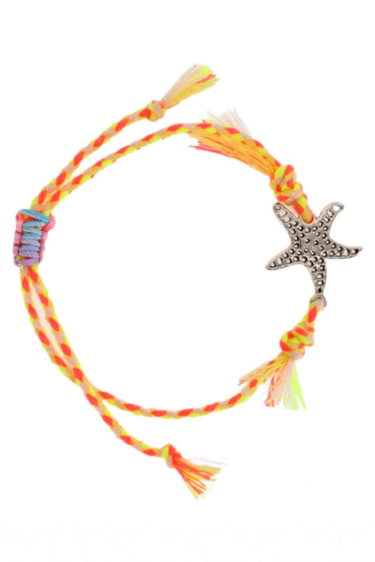 Bratara snur impletit, Stea de Mare, NO1013, Multicolor