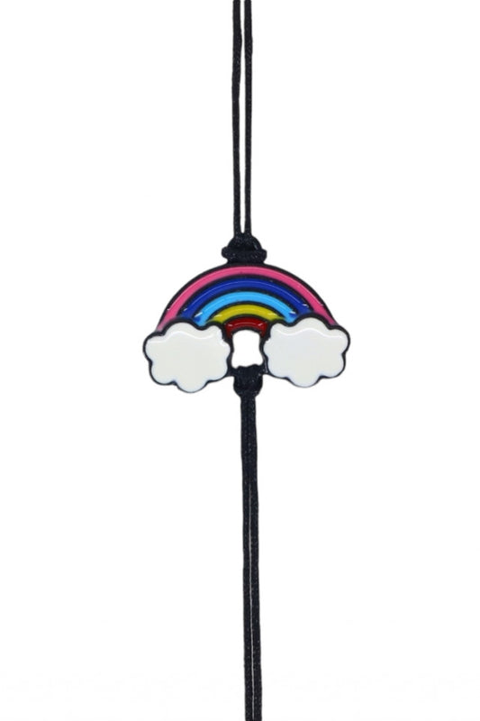 Bratara snur, Norisor curcubeu, NO948, Dimensiune reglabila, Multicolor