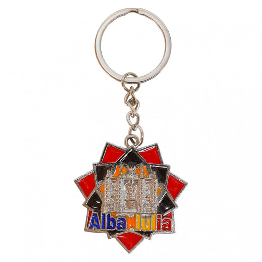 Breloc, Alba Iulia, Romania, NO762, 4.8 cm, Multicolor