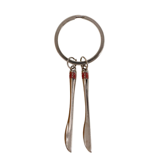 Breloc tacamuri, Cutite, NO4554, 6 cm, Argintiu
