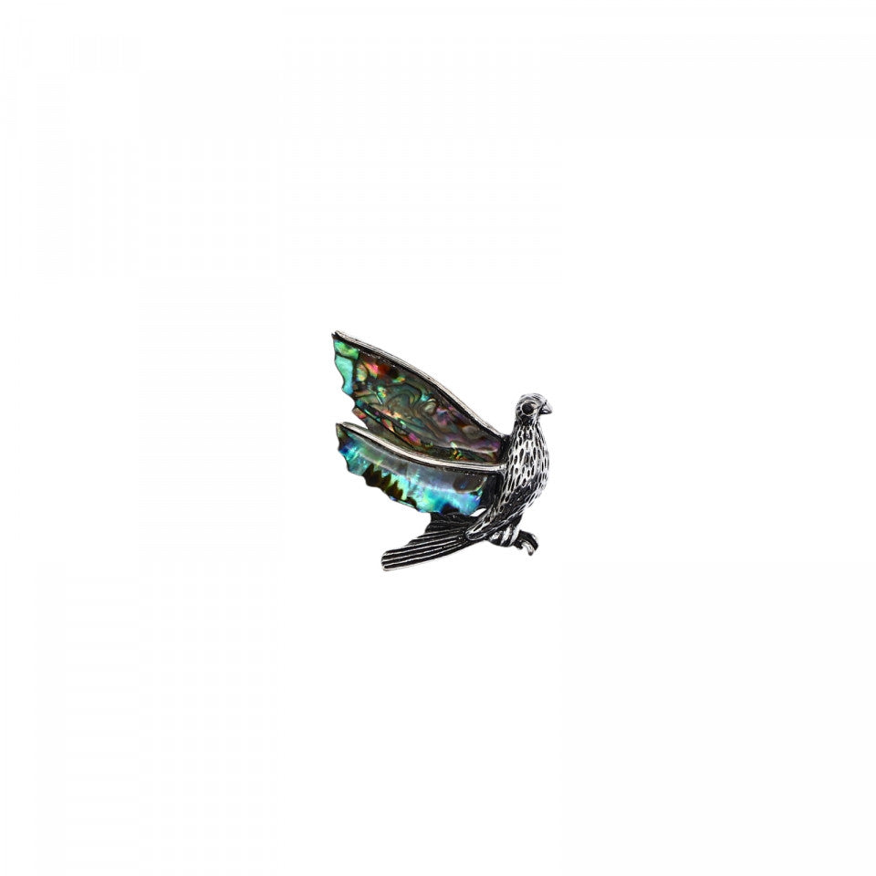 Brosa pandantiv dama, Dumbraveanca, 5 x 4 cm, Multicolor