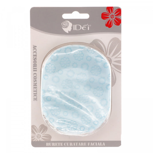 Burete profesional pentru curatare fata, IDei, 10.5 x 8 cm, Bleu