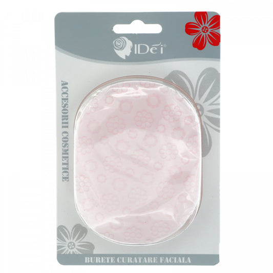 Burete profesional pentru curatare fata, IDei, 10.5 x 8 cm, Roz