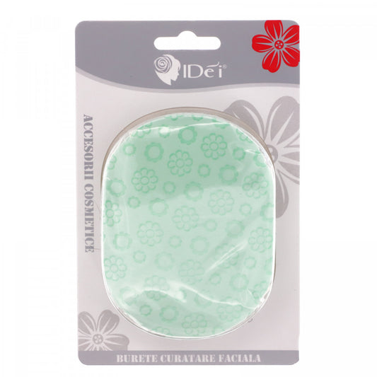 Burete profesional pentru curatare fata, IDei, 10.5 x 8 cm, Verde