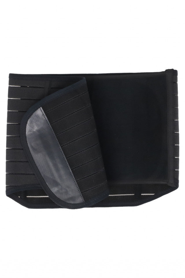 Centura pentru suport lombar, diametru 86 x 23 cm, Negru
