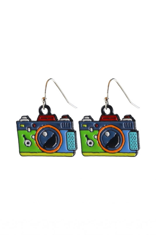 Cercei amuzanti, Instagram, NO9973, Otel inoxidabil, 2 cm, Multicolor