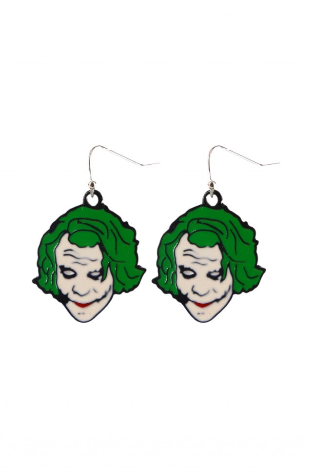 Cercei amuzanti, Joker, Batman NO10007, Otel inoxidabil, 2.7 cm, Multicolor