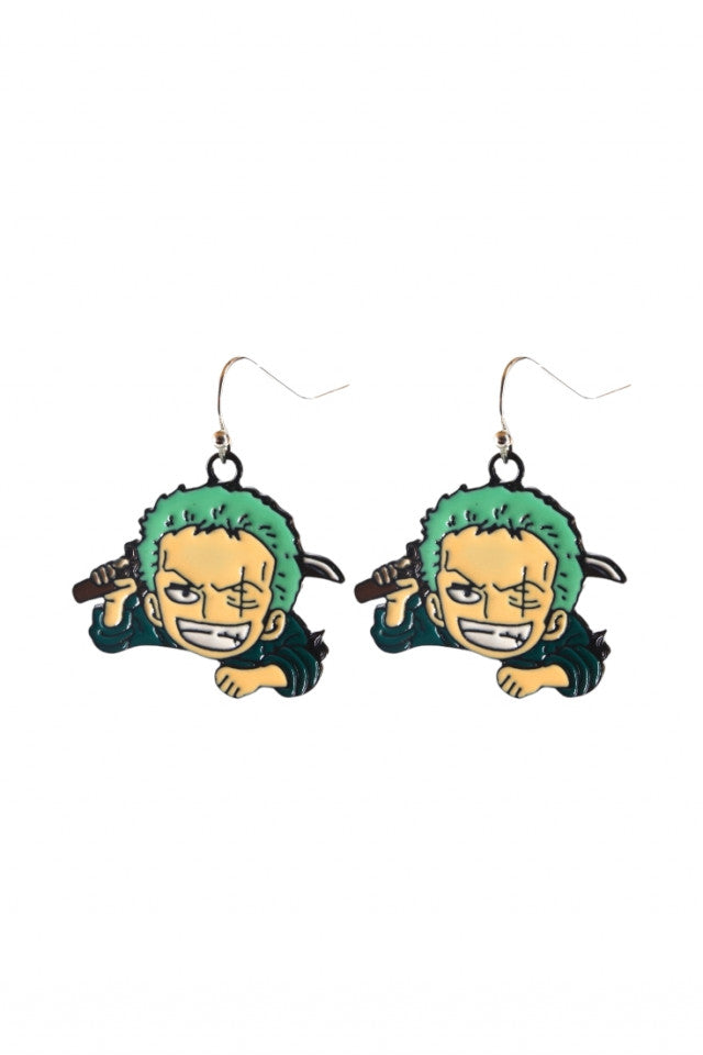 Cercei amuzanti, One Piece, NO10099, Otel inoxidabil, 2.3 cm, Multicolor