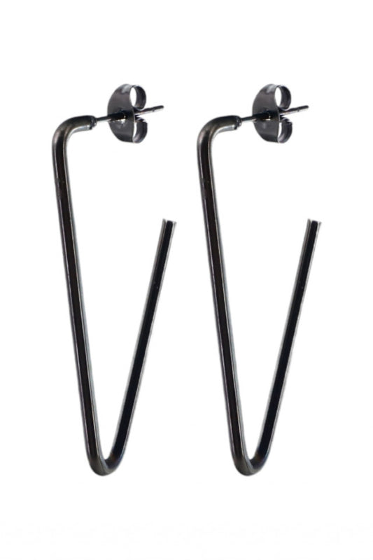 Cercei, NO829, 4 cm, Negru