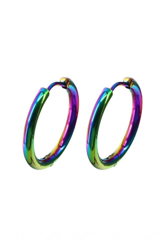 Cercei, NO831, Rotund, 2 cm, Multicolor