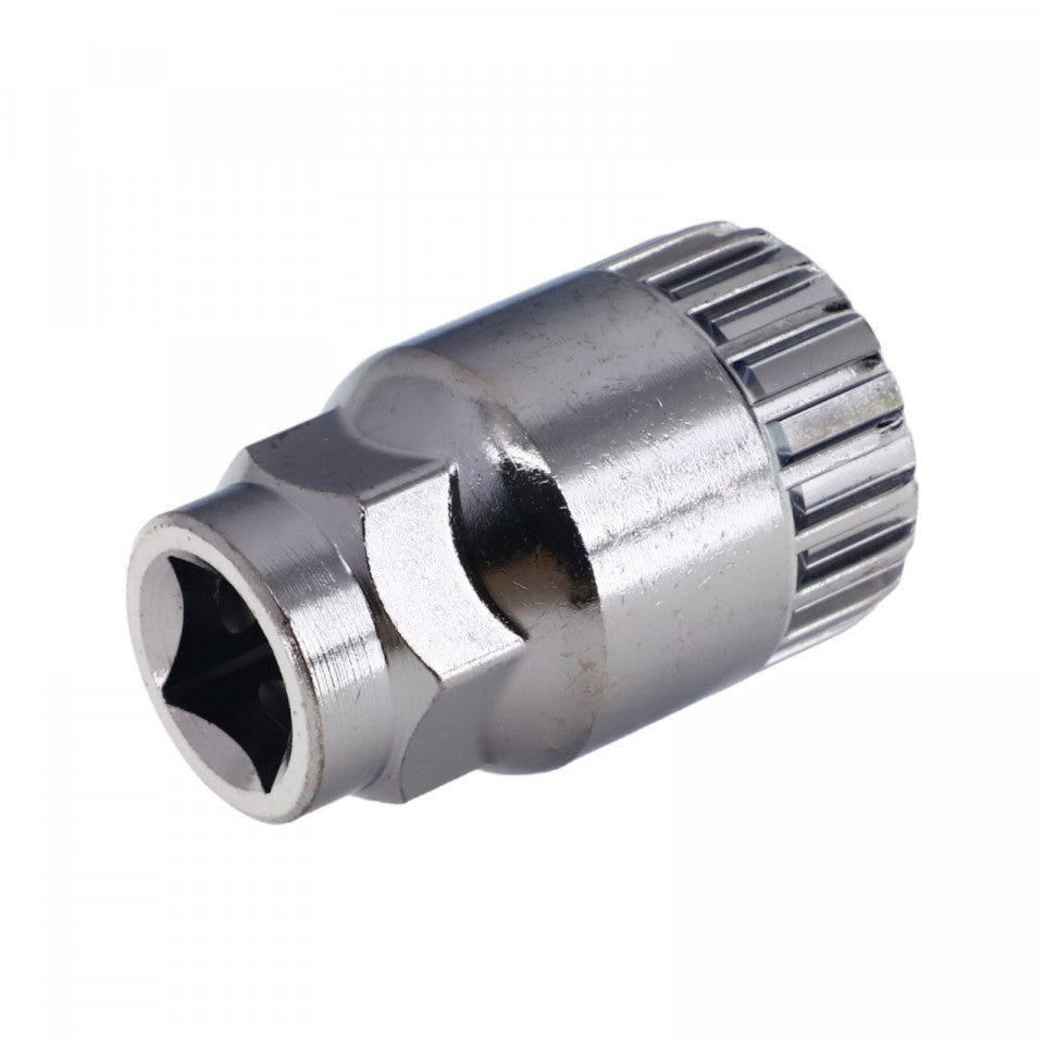 Cheie Monobloc Pedalier, 3 x 5.2 cm, Argintiu