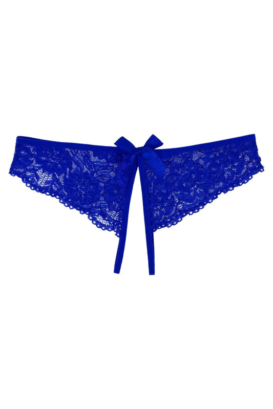 Chiloti sexy, dantela, NO556, S-M, Albastru