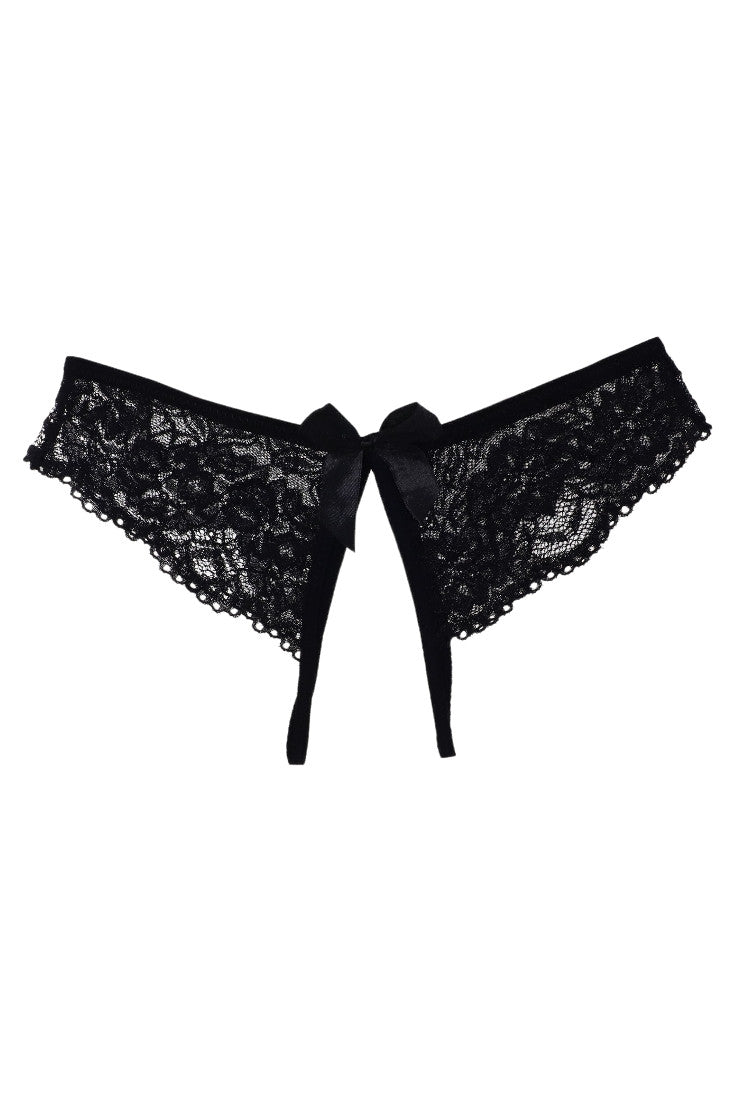 Chiloti sexy, dantela, NO558, S-M, Negru