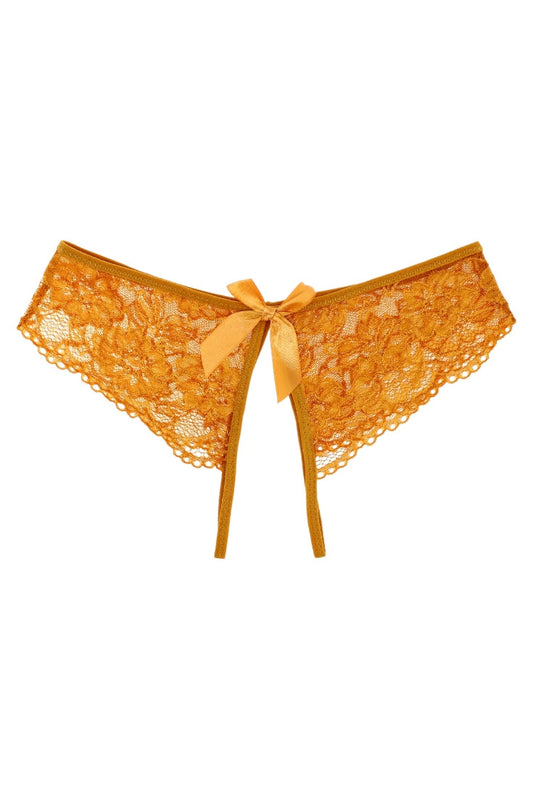 Chiloti sexy, dantela, NO560, S-M, Galben