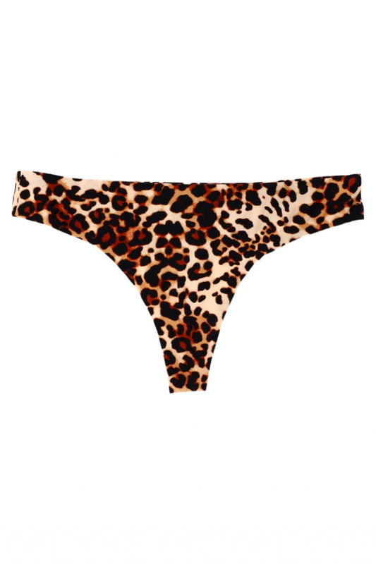 Chiloti tanga, animal print, NO807, L-XL, Multicolor