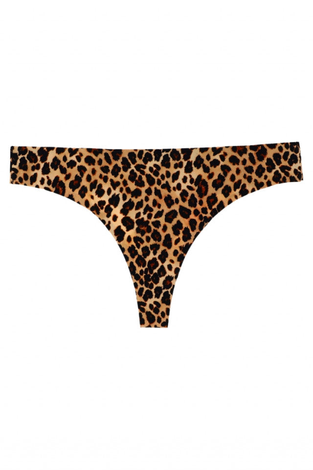 Chiloti tanga, animal print, NO808, L-XL, Multicolor