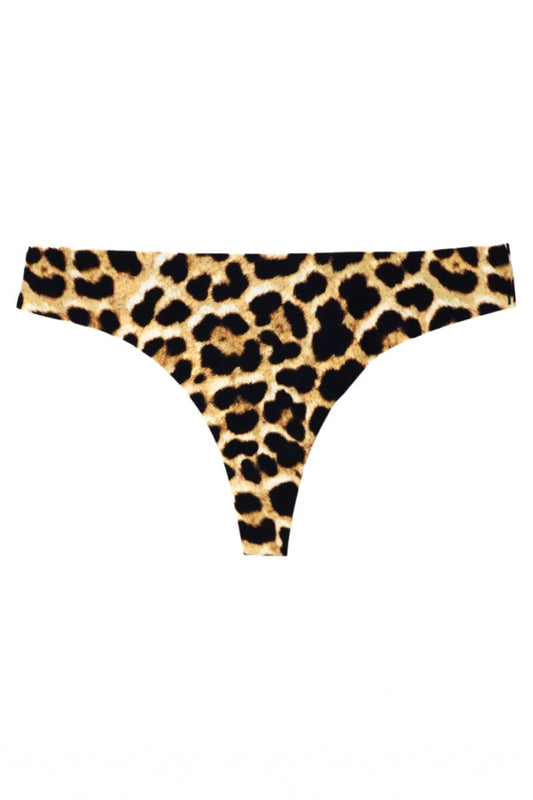 Chiloti tanga, animal print, NO809, L-XL, Multicolor