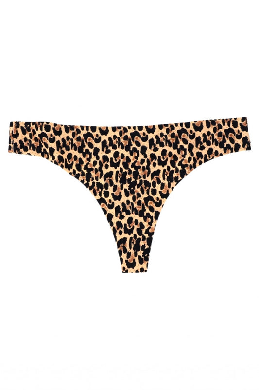 Chiloti tanga, animal print, NO811, L-XL, Multicolor