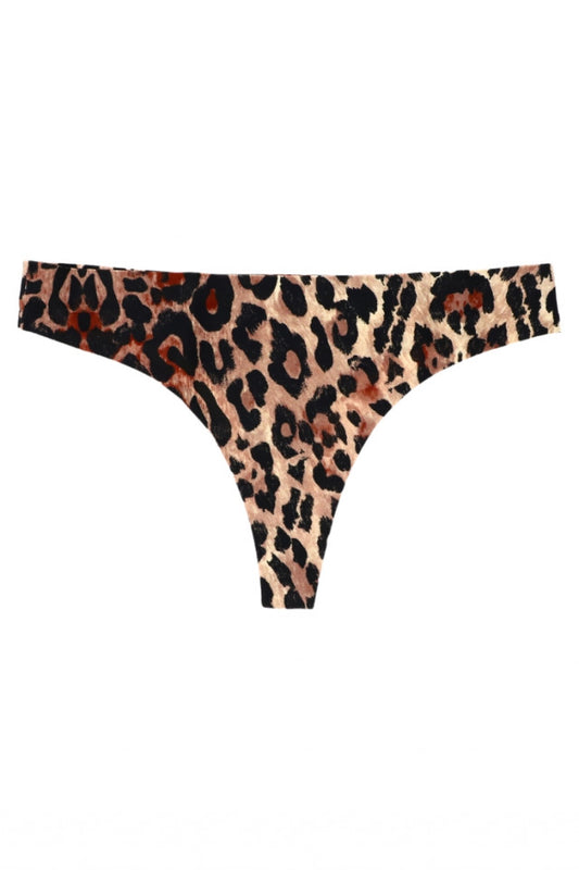 Chiloti tanga, animal print, NO813, L-XL, Multicolor