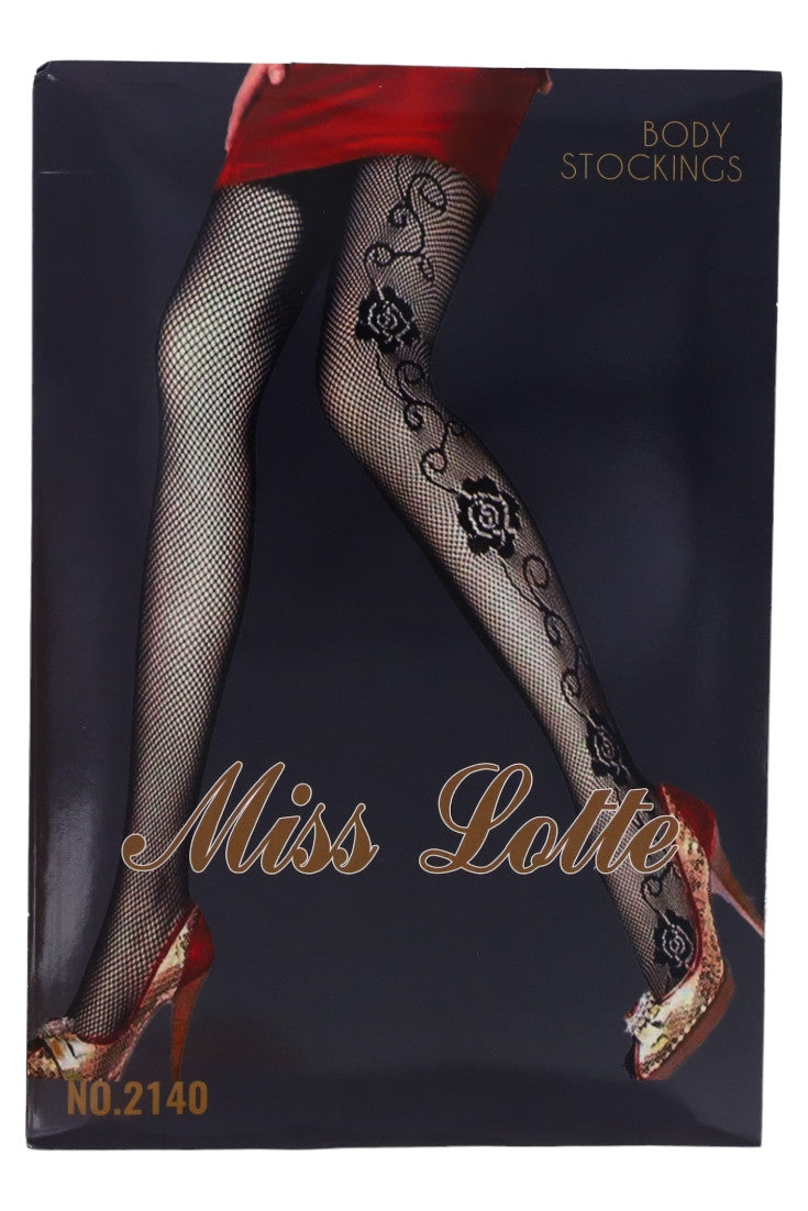 Ciorapi sexy din plasa, Pantyhose, NO2140, One Size INTL, Negru