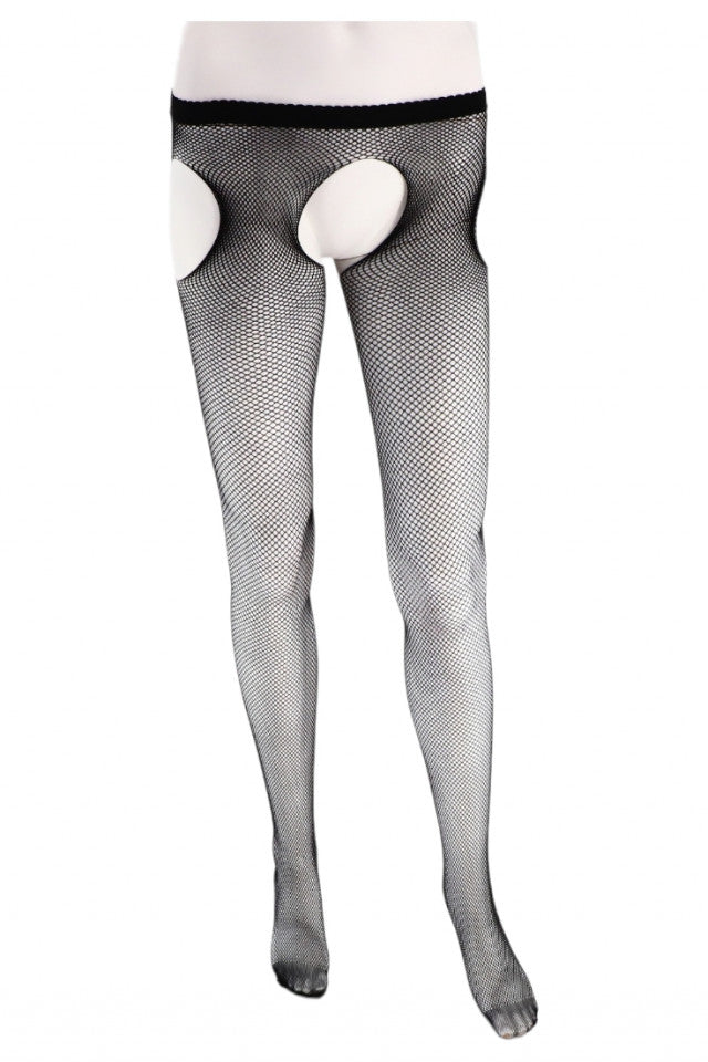 Ciorapi sexy din plasa, Pantyhose, NO8003, One Size INTL, Negru
