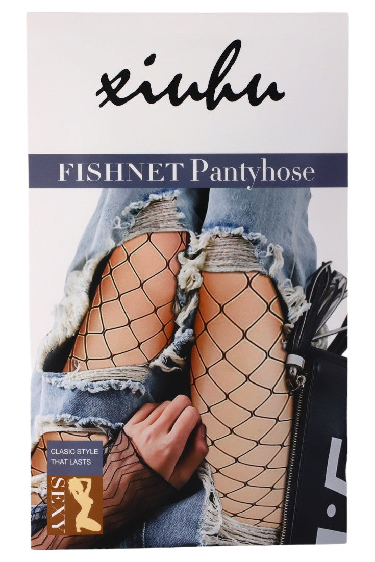 Ciorapi sexy din plasa, Pantyhose, Ochiuri mari, JY1203, One Size INTL, Negru