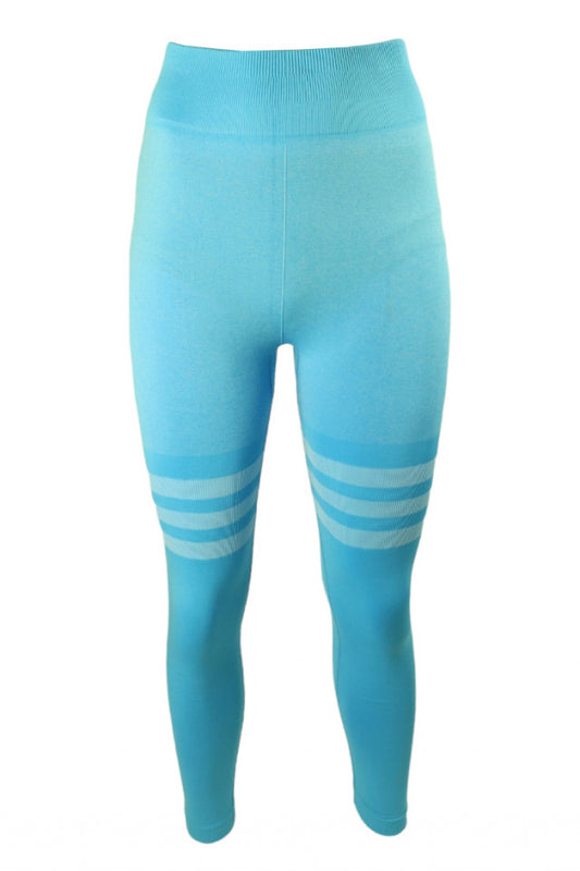 Colanti dama, fitness, talie inalta, NO2257, M, Bleu