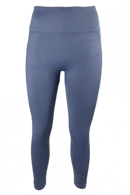 Colanti dama, fitness, talie inalta, NO3820, S, Bleumarin