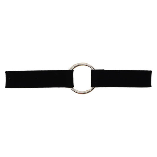 Colier Choker, NO996, 32 cm, Negru