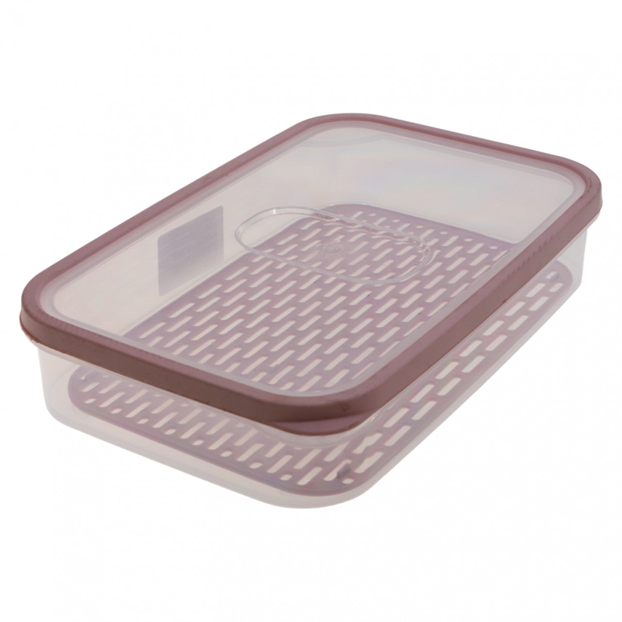 Cutie depozitare frigider cu strecuratoare, NO134, 1.65 L, Roz