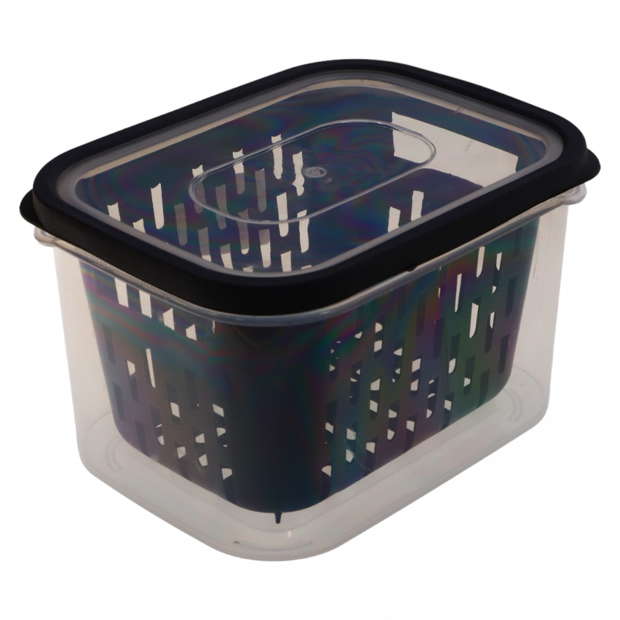 Cutie depozitare frigider cu strecuratoare, NO5113, 1.6 L, Gri