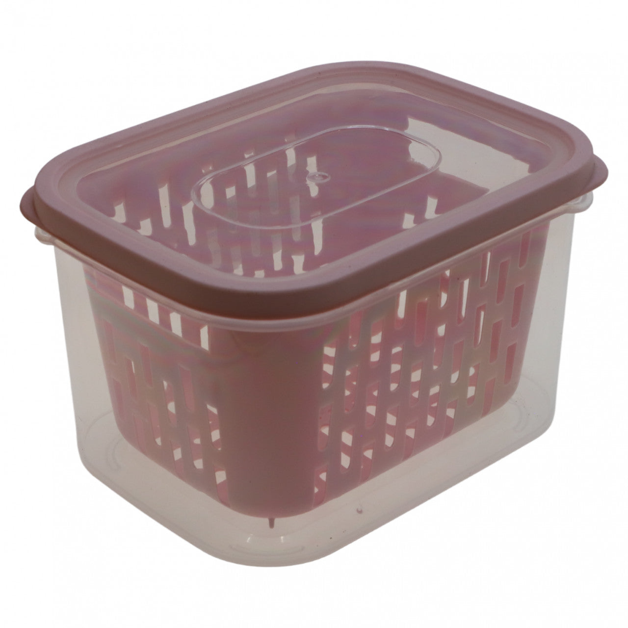 Cutie depozitare frigider cu strecuratoare, NO5116, 1.6 L, Roz