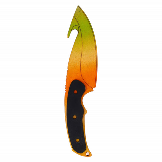 Cutit lemn carambit, NO576, 23.5 x 4.7 cm, Multicolor